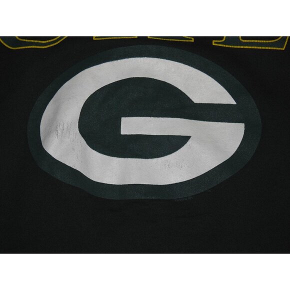 Vintage 1992 Green Bay Packers Cliff Engle Large Spellout Crew Neck Pullover Swe - Picture 2 of 6